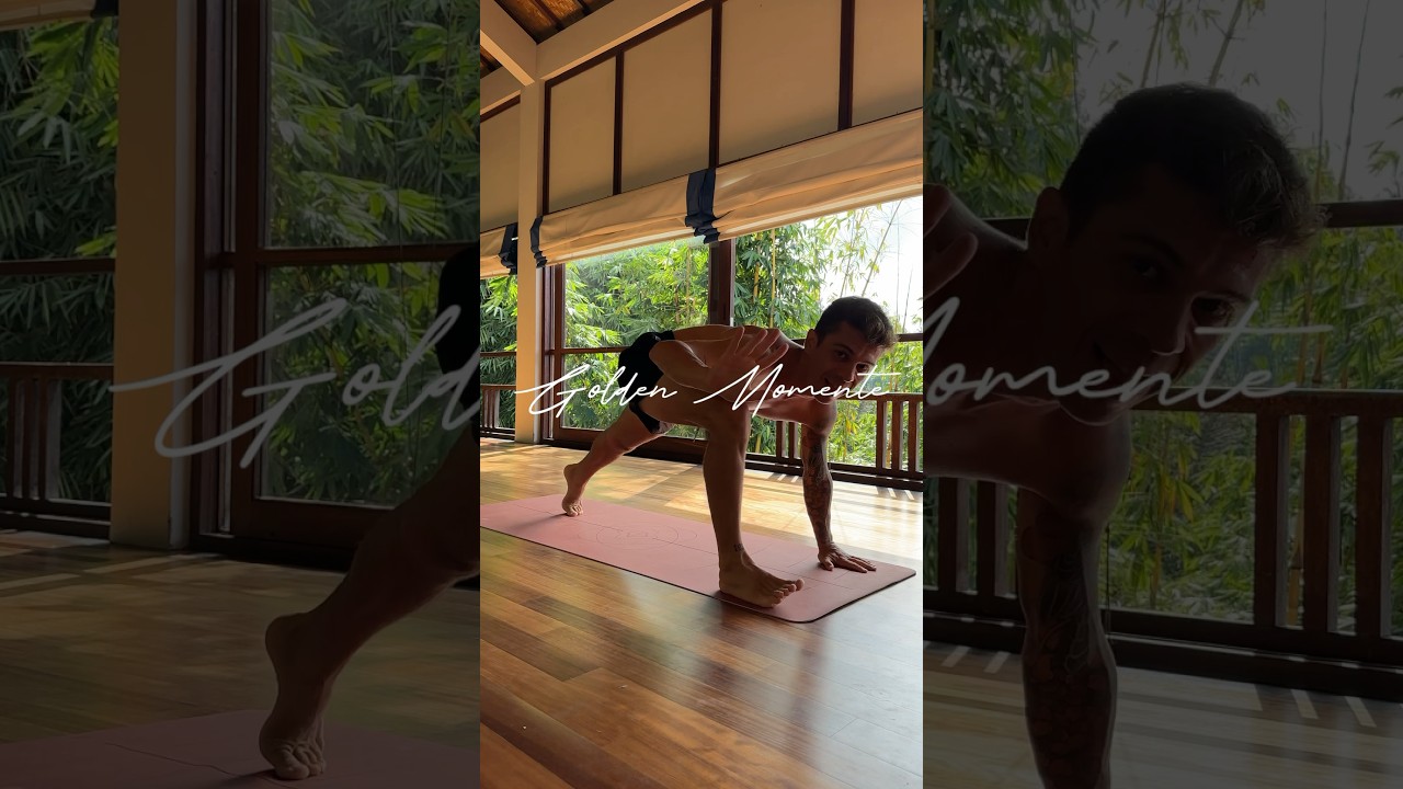 Yoga Meditation Practice Ubud Bali Indonesia Golden Moment Travelling Travel Vlog Must Visit Place
