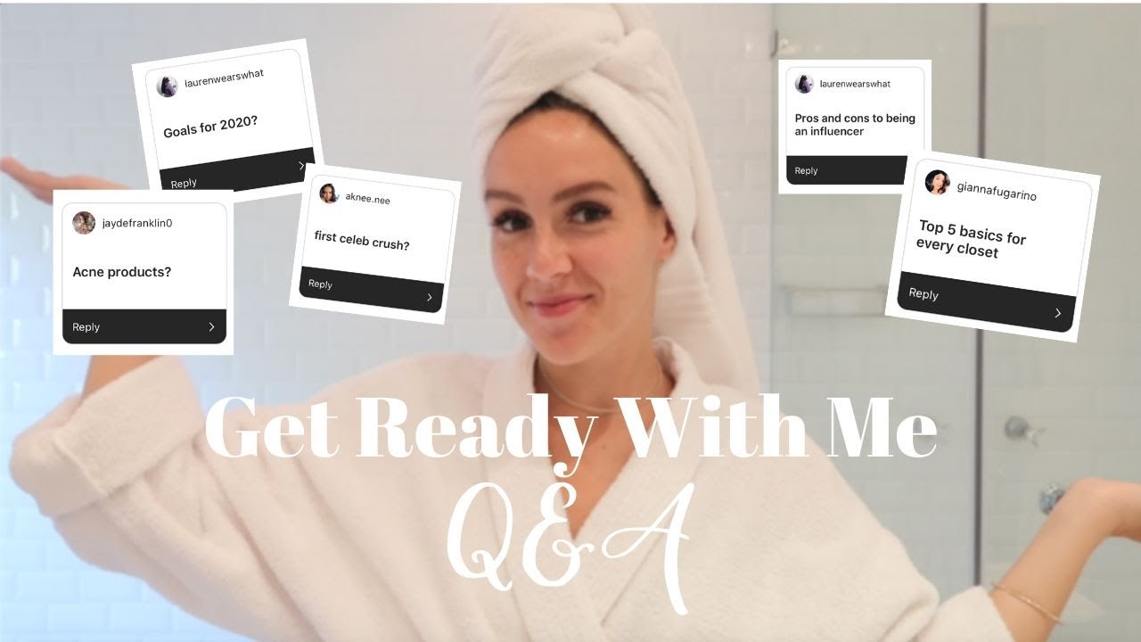 GET READY WITH ME Q&A: #1 Ask Me Anything! | Emma Rose