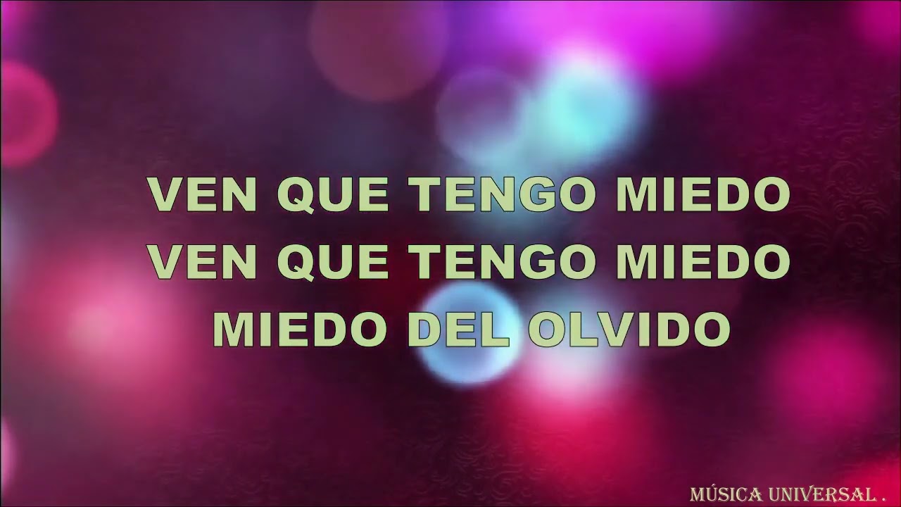 MIEDO AL OLVIDO -LOS PROPIOS DE VENEZUELA / LETRA. (Raspa Canilla)