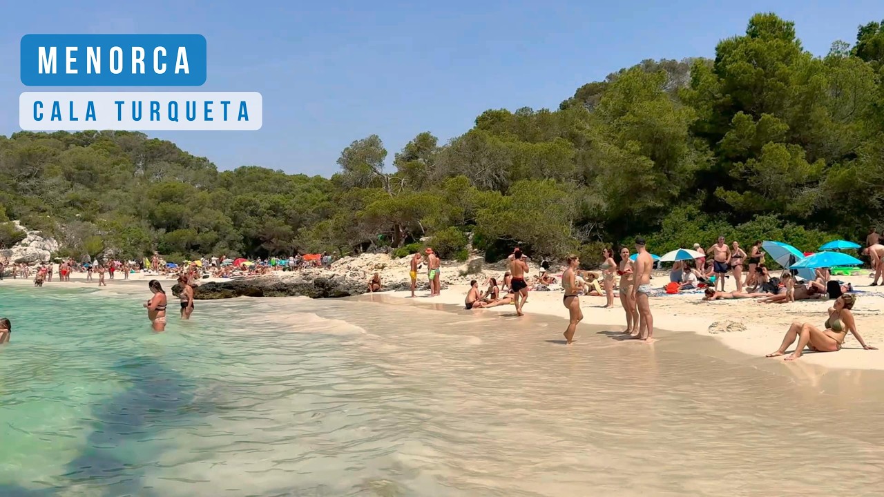 Beach Walk 2026 | Cala Turqueta 🏖️ Menorca, Spain 🇪🇸 | This Looks Like a Movie Scene 😱