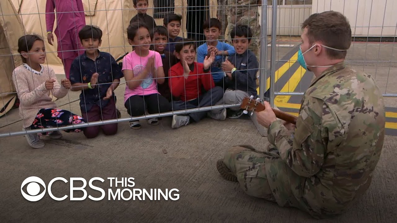 Thousands of Afghan evacuees being cared for at U.S. military base