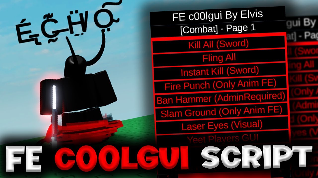FE c00lgui Script Showcase  - ROBLOLX EXPLOITING