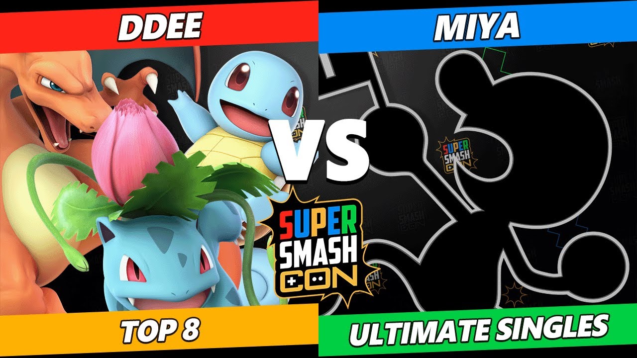 SSC 2023 Top 8 - DDee (Steve, Pokemon Trainer) Vs. MiYa (Game & Watch) Smash Ultimate Tournament