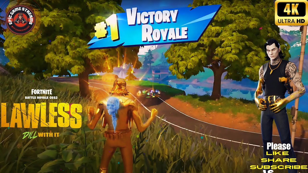 Fortnite Chapter 6 Victory Royale! 🔥 Wins with Outlaw Midas & All Mythic Weapons (PS5 HDR Gameplay)