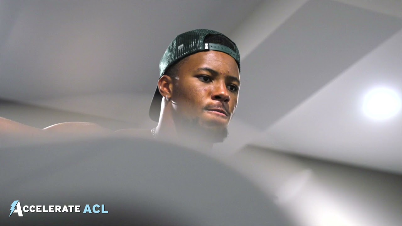 How Saquon Got His Quads Back - Saquon Barkley Talks About How Accelerate ACL Changed His Recovery