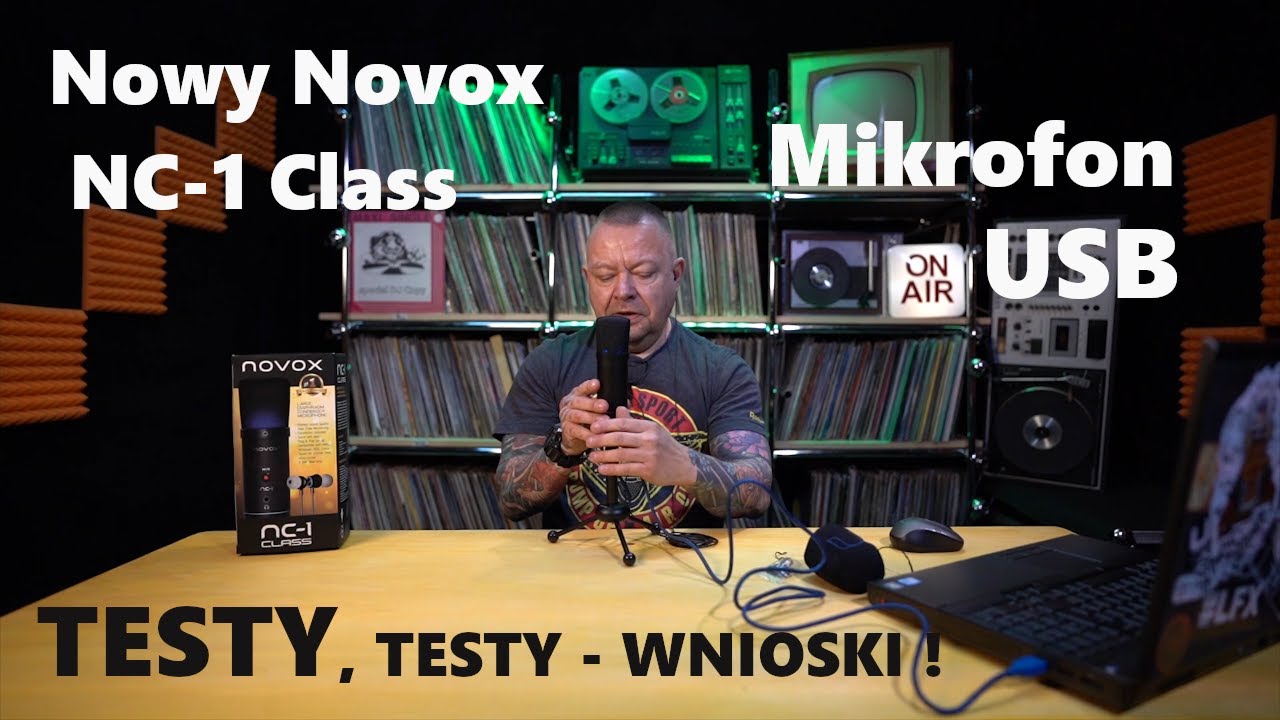 Nowy Novox NC-1 Class, mikrofon USB - testy, recenzja PL