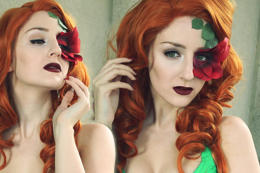Poison Ivy Makeup Tutorial for Halloween