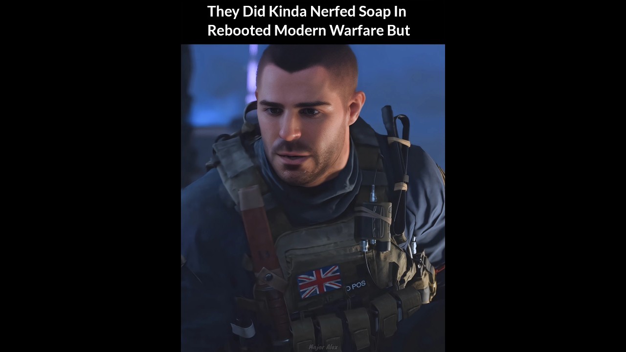 They Nerfed Soap Mactavish In Modern Warfare Reboot But Made Him Unique 😇 #shorts #cod #mw3