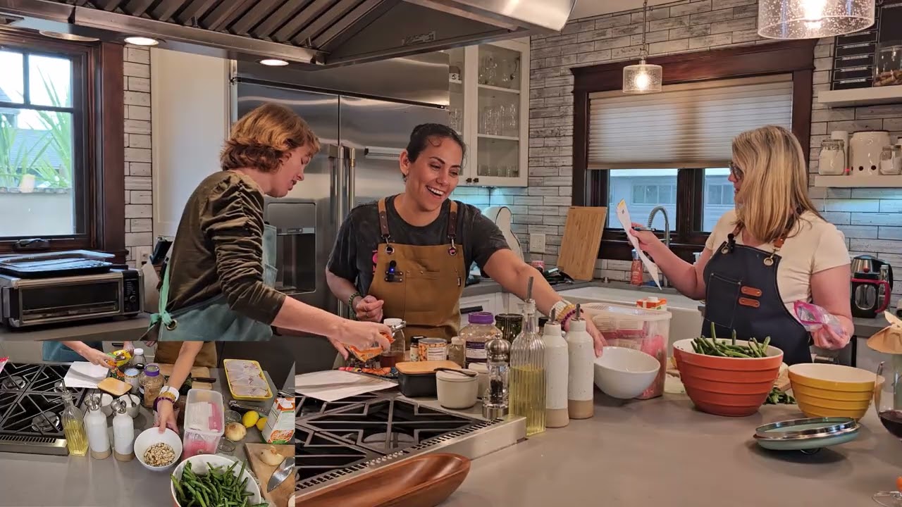 Prep with us. Moroccan Lemon Chicken with Green beans. Get your ingredients!