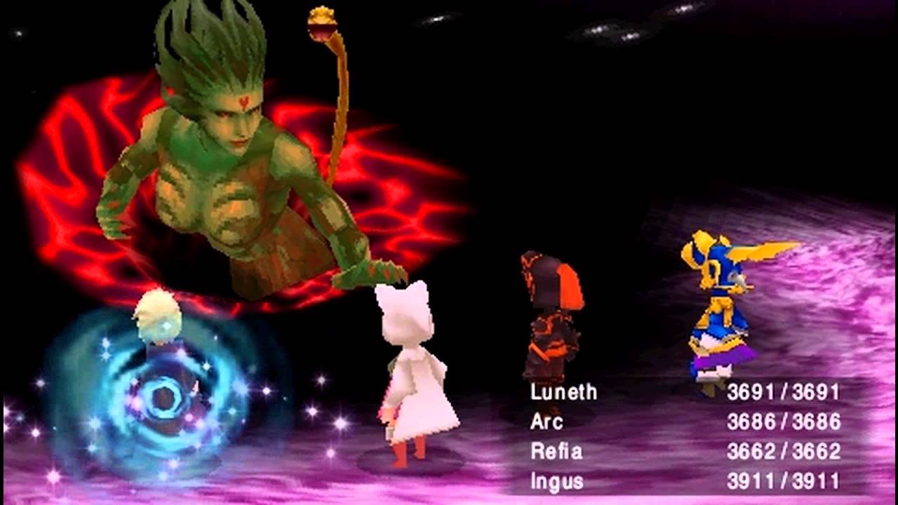 Final Fantasy III PSP - Final Boss