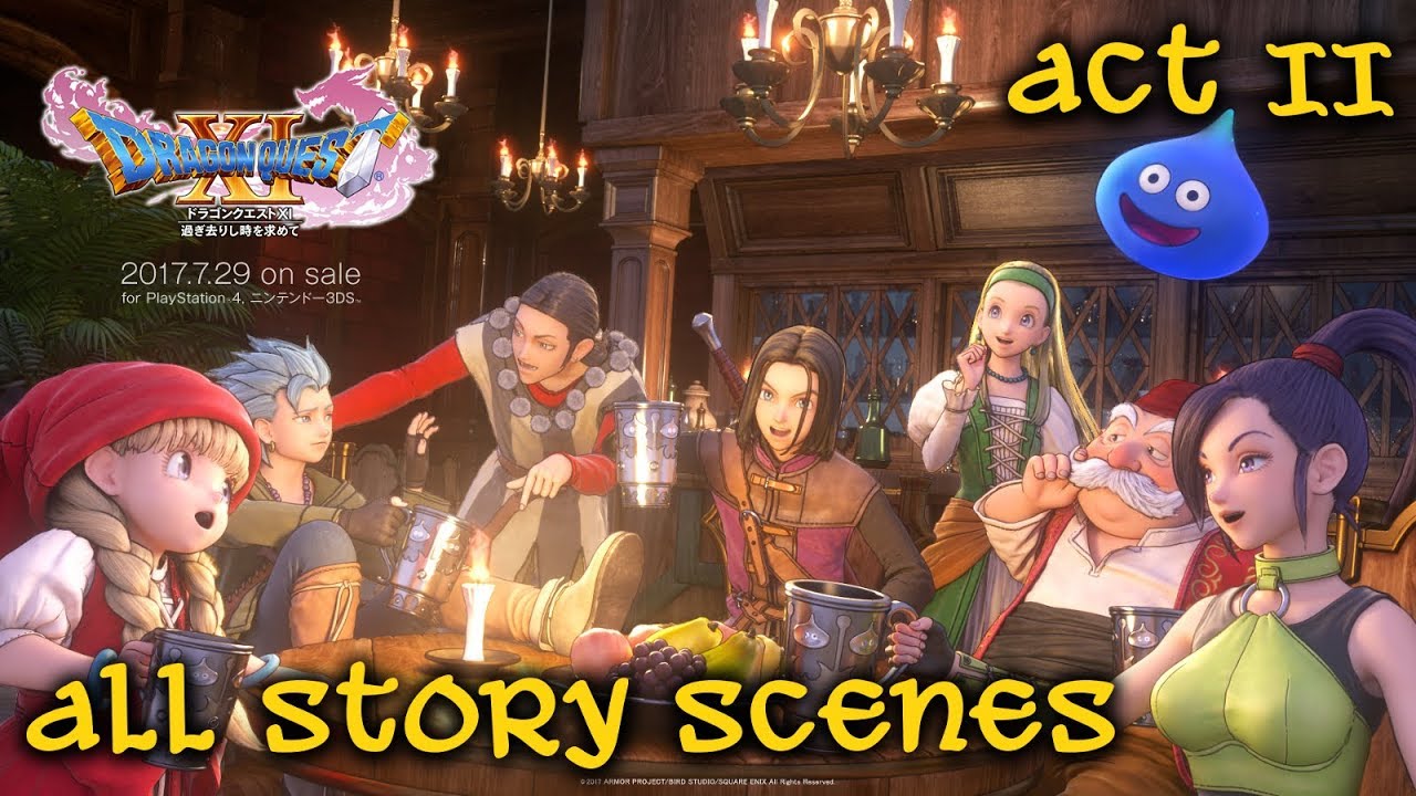 Dragon Quest XI: Echoes of an Elusive Age | Act 2 | All Story Scenes (English)