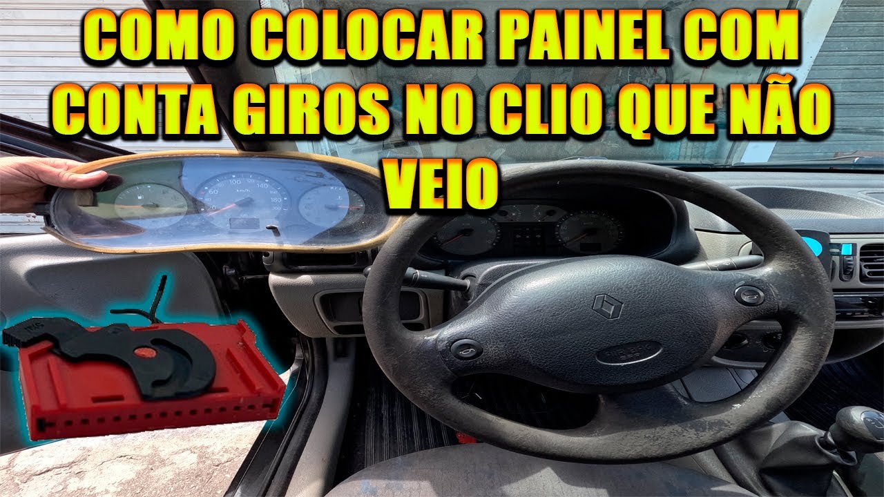 Como colocar Painel de Conta Girus, em Clio que não veio?