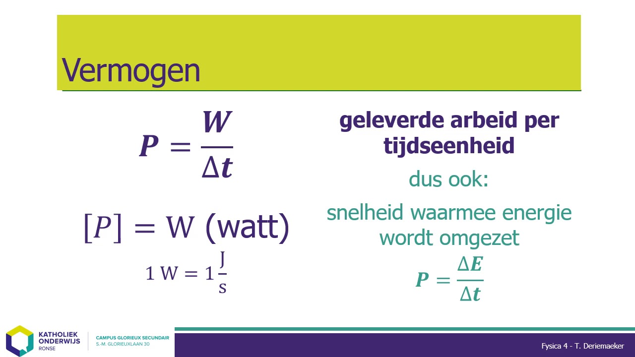 Vermogen en rendement