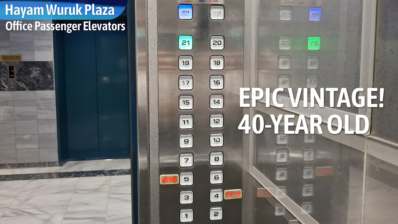 EPIC Vintage Fujitec Elevators - Hayam Wuruk Plaza, Jakarta