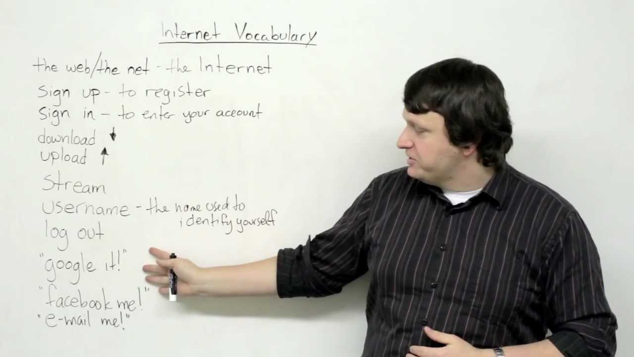 Learn English - Internet Vocabulary