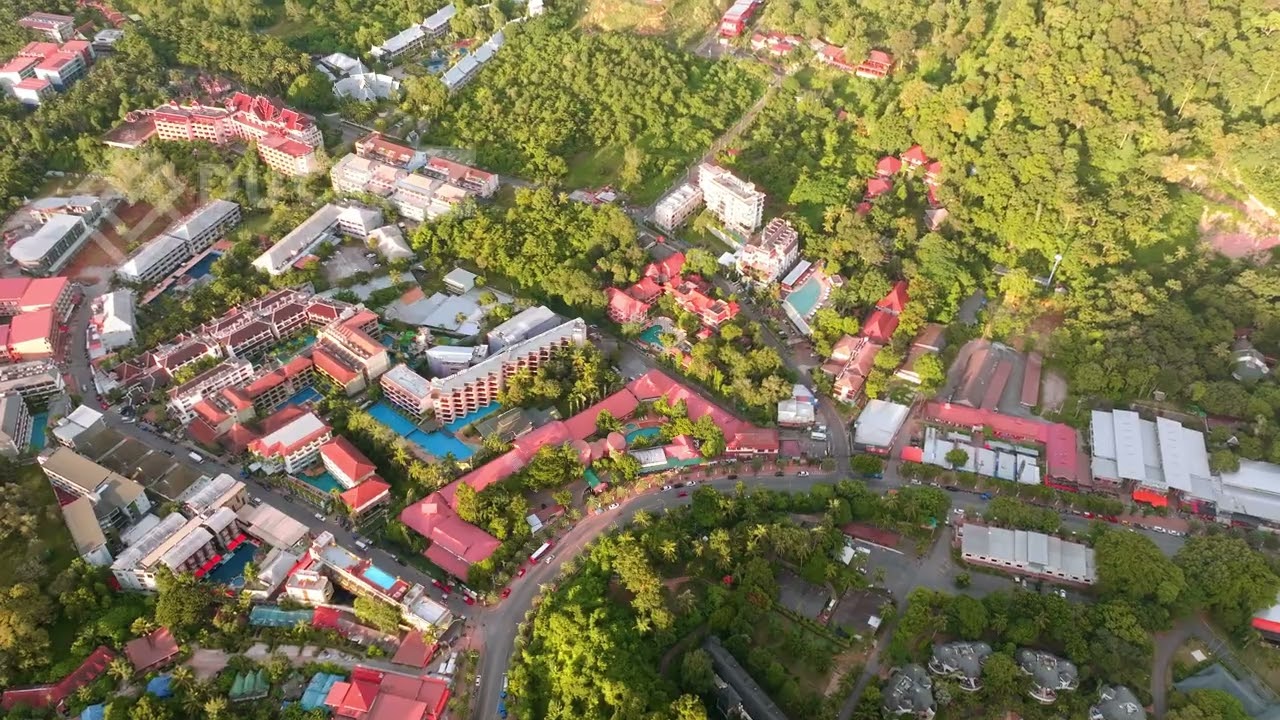 Krabi Drone Video - Aerial Views of Krabi&rsquo;s Vibrant Town and Coastal Waters in Thailand