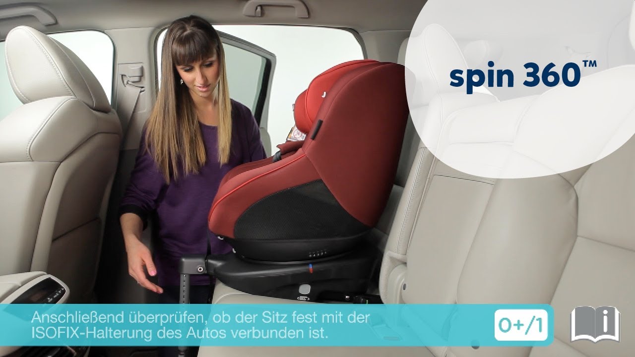 Joie Spin 360 Kindersitz | Kindersitz von Geburt bis 18 Kilo