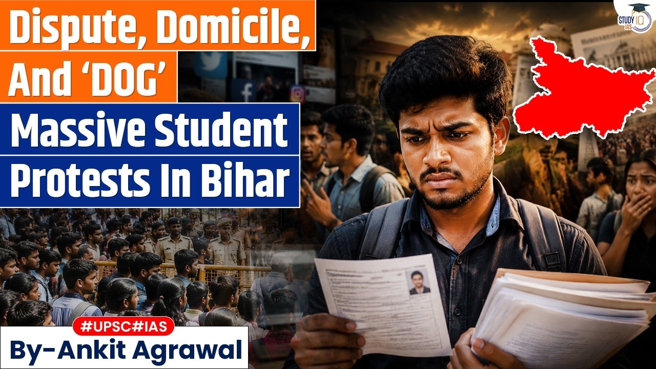 What&rsquo;s behind fresh student protests in Bihar? Ankit Agrawal Study IQ