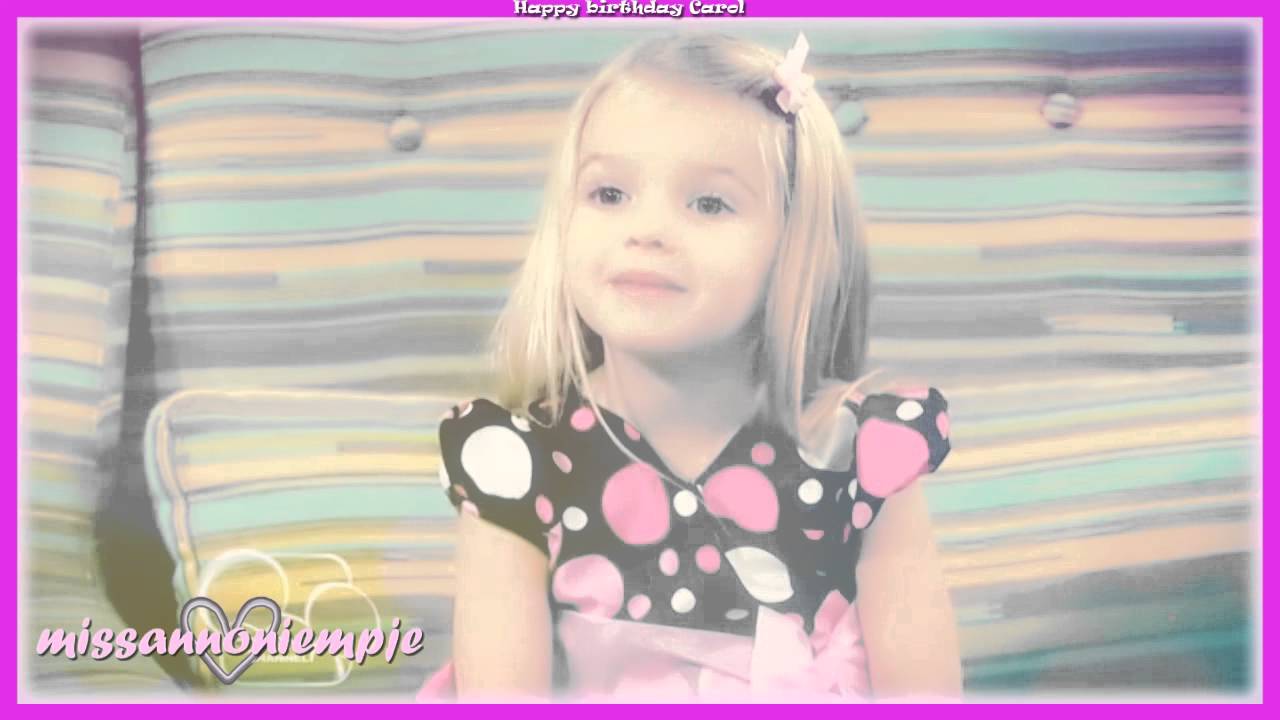 Mia Talerico - ♡ Hit the lights ♡ (Happy birthday Carol)