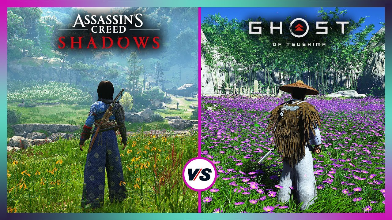 Assassin's Creed Shadows vs Ghost of Tsushima - Ultimate Side By Side Comparison