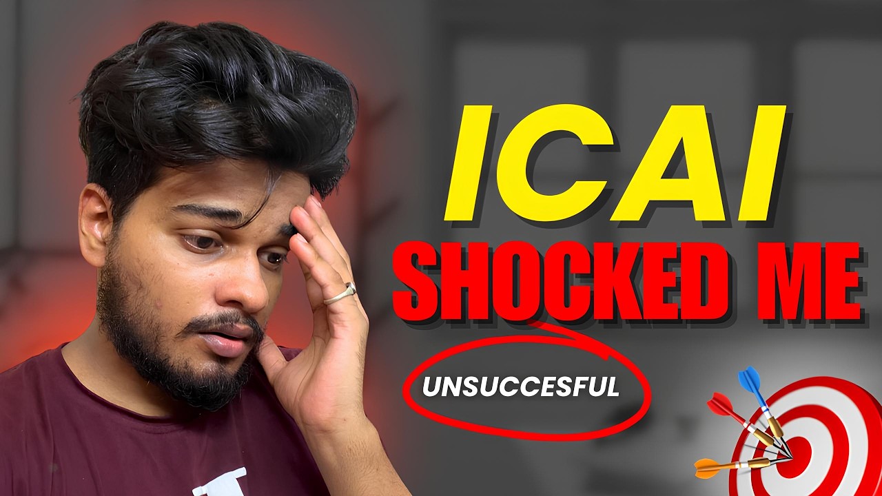 Failed Back-to-Back CA Inter Attempts 💔 | My SHOCKING ICAI Result Day