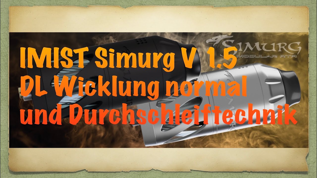 IMIST SIMURG V 1.5 DL Wicklung herk&ouml;mmlich und mit Durchschleiftechnik