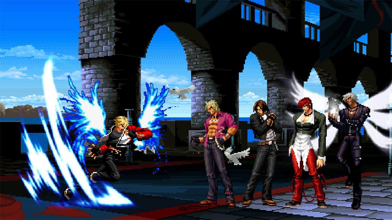 [KOF Mugen] Rock Howard (XIV) VS Shen Woo, Kyo Kusanagi, Iori Yagami & White Flames K