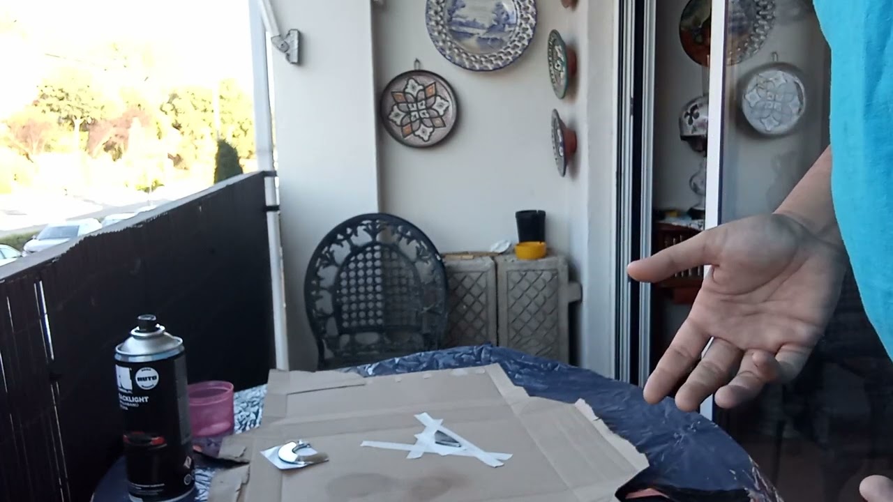 Probando la pintura semitransparente         (parte 1)