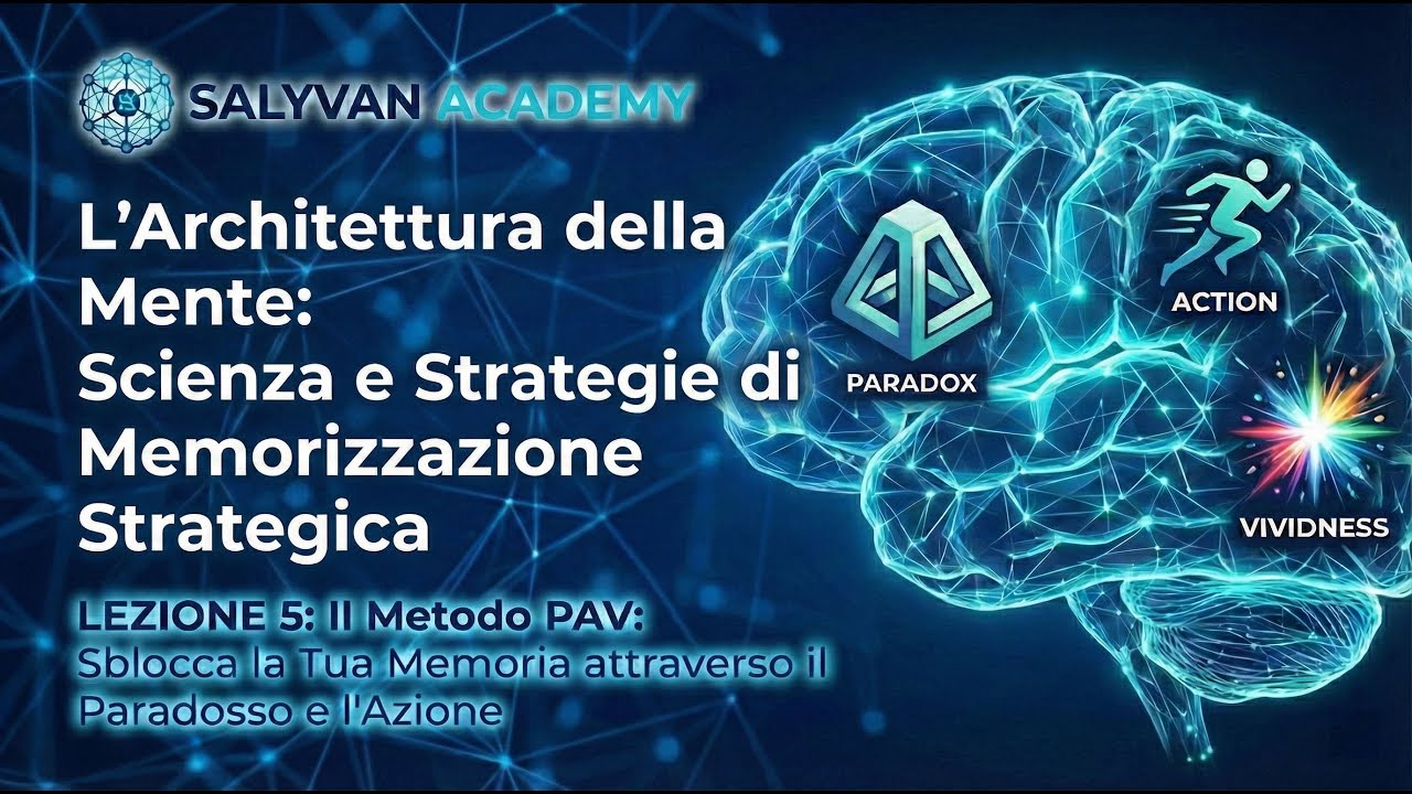 Il Metodo PAV: Come Memorizzare Qualsiasi Cosa (Lezione 5)