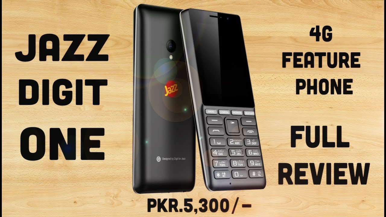 Jazz Digit One Detailed Review– 4G Feature Phone Rupees.5,300/- | Smartphone Reviews by Phoneworld