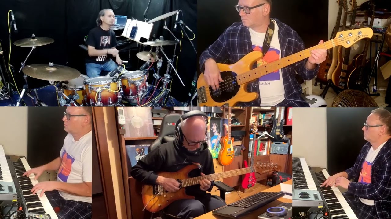 TOTO - Child's Anthem 1978 HD  guitar, bass, drums, keyboards international remote cover band