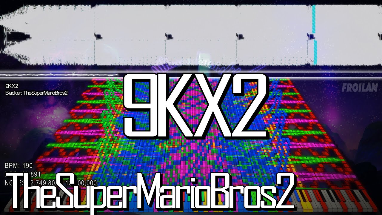 『Black MIDI / Synthesia 3D』 9KX2 | TheSuperMarioBros2