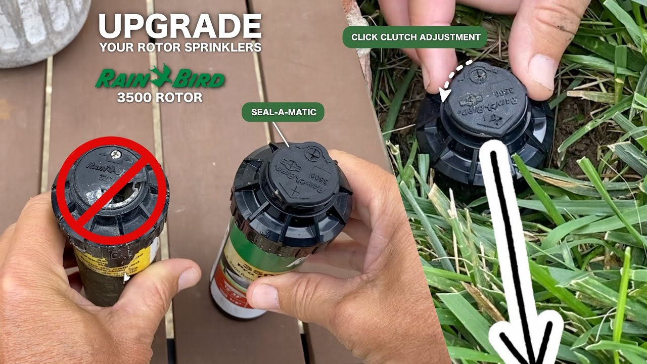 Replace and Adjust Rainbird 3500 Rotor Sprinkler