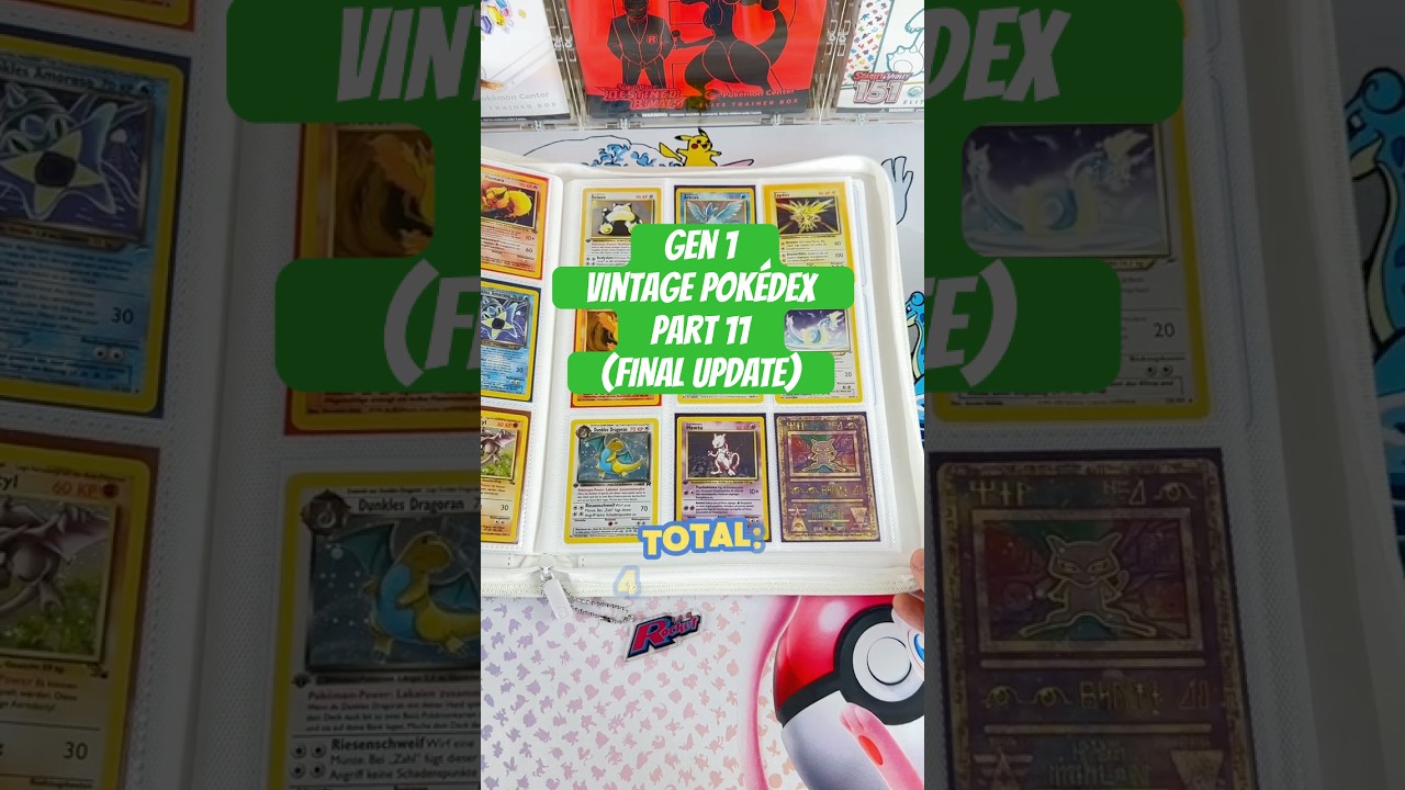 Part 11 🔥 Vintage Kanto Pokédex Binder 