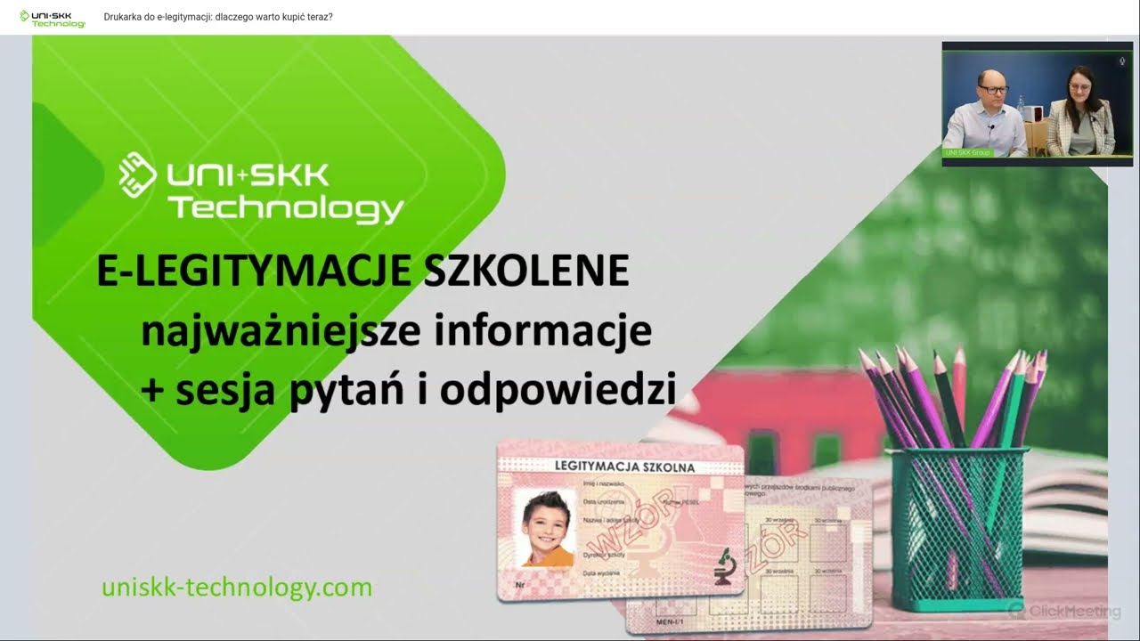 ​Drukarka do e-legitymacji: dlaczego warto kupić teraz? - Zapis webinaru