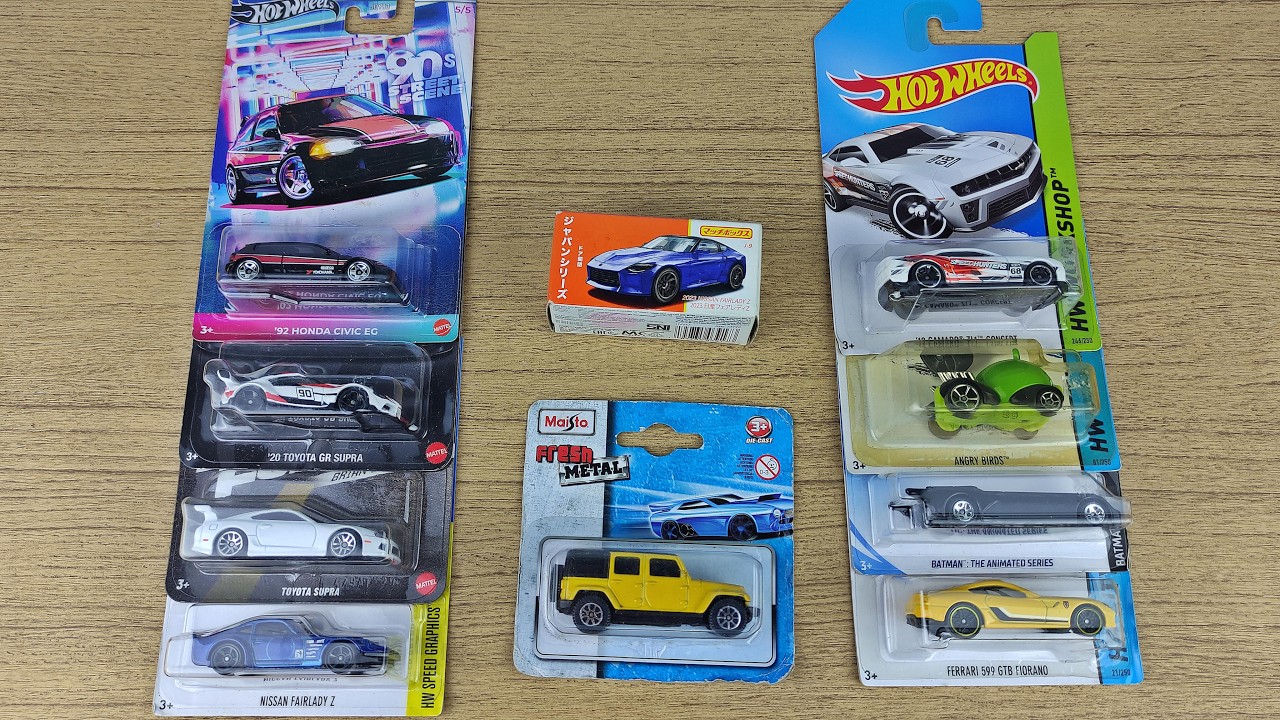 OPENING MY HONDA TOYOTA DIECAST COLLECTION FULL OF NEW HOT WHEELS MAISTO MATCHBOX TOY CAR || ASMR