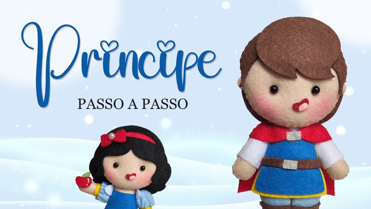Como fazer o Principe em feltro - Passo a passo