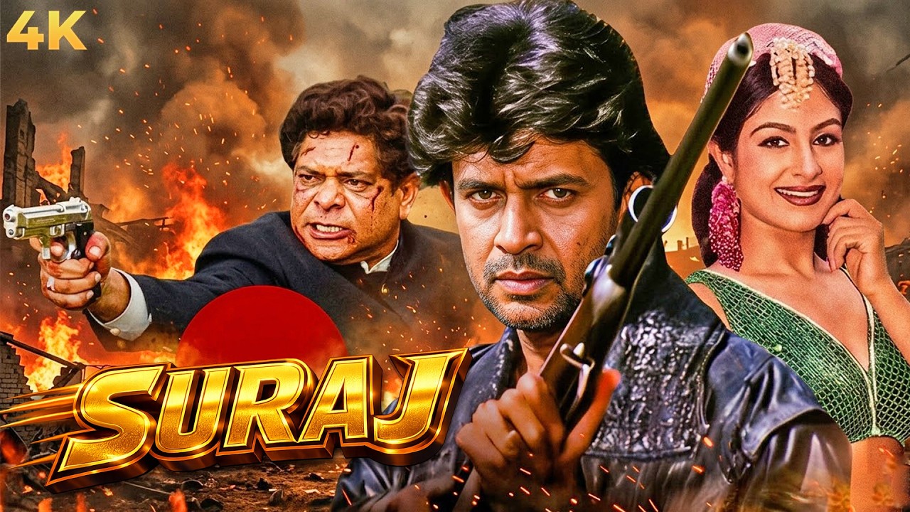 Mithun Chakraborty 90s Action SURAJ 1997 Hindi Movie Full 4K | Ayesha Jhulka, Mohan Joshi Bollywood