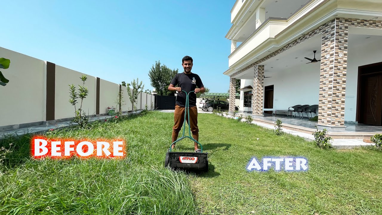 Our New Grass Cutting Machine