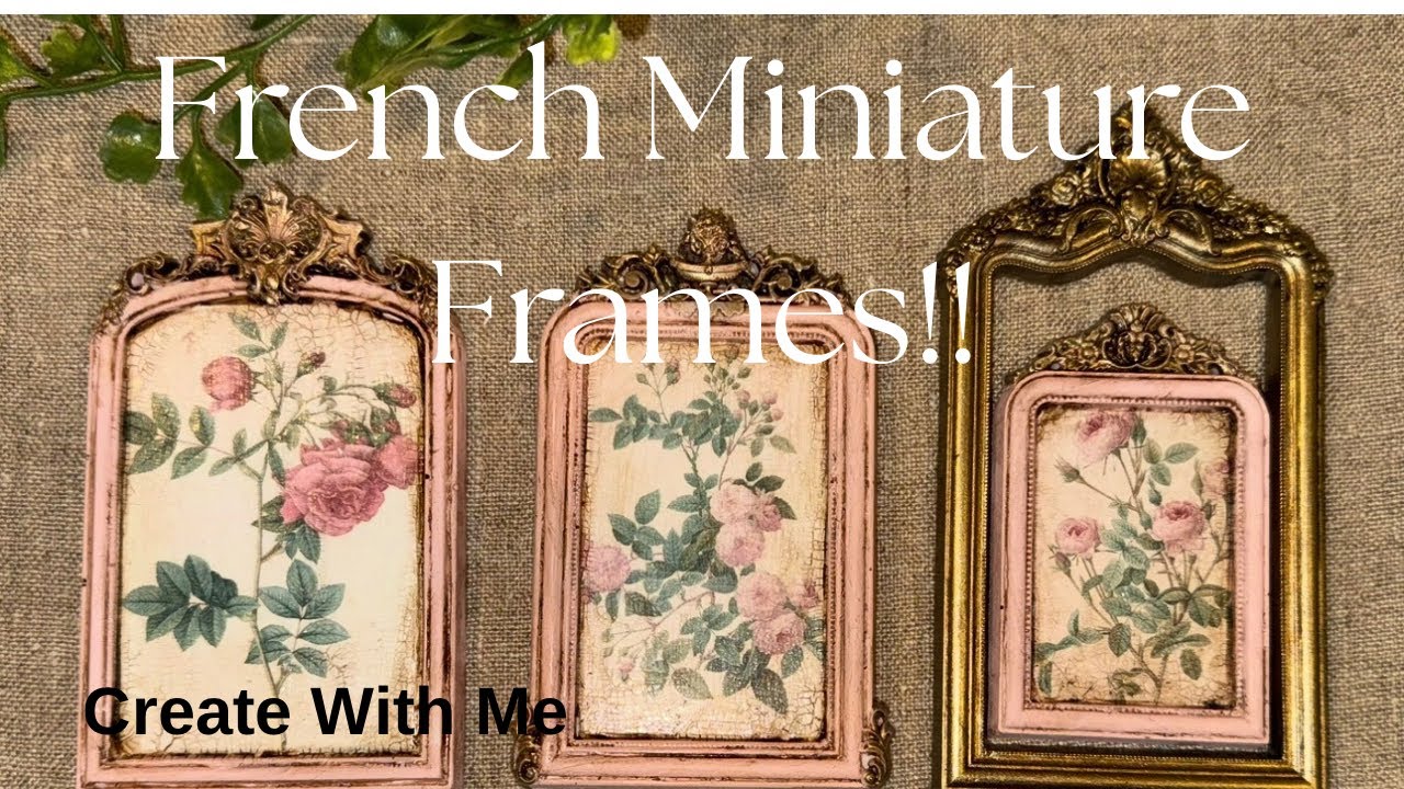 French:Easter Resin Frames Using IOD Vintage Brooches & Re Design LYSANDRA Moulds!!