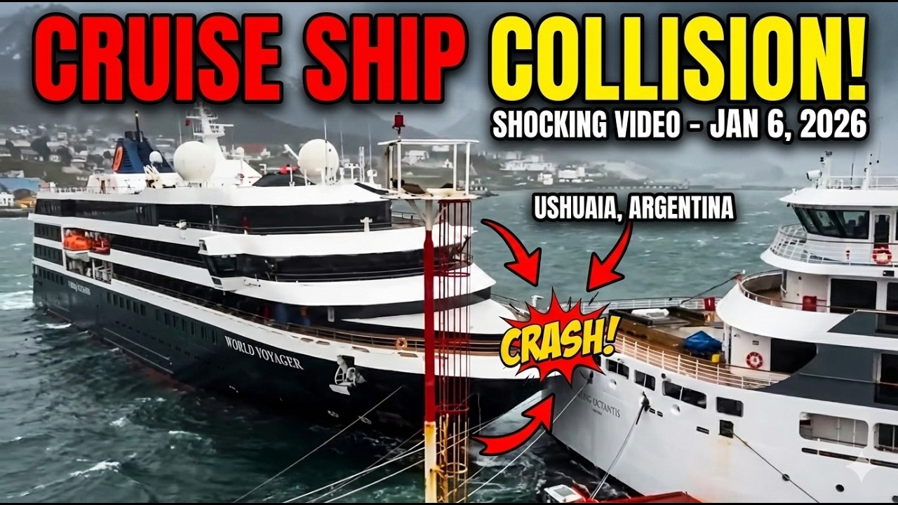 Two Cruise Ships CRASH at the 