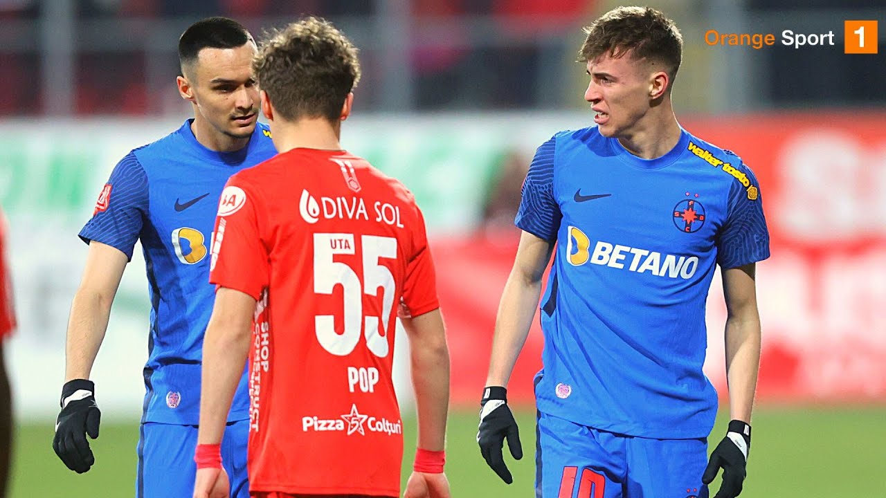 REZUMAT | UTA Arad - FCSB 3-1. KO pentru echipa lui Becali