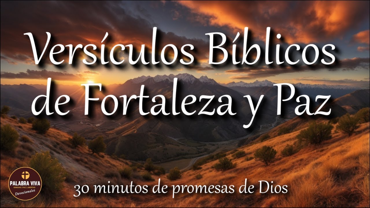 Versículos  Bíblicos que te llenarán de Paz, Fe y Fortaleza | Biblia hablada | Bible audio