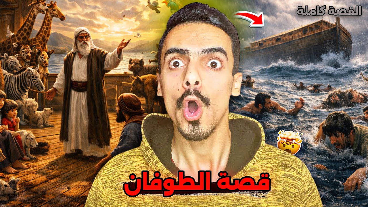قصة سيدنا نوح والطوفان العظيم 🤯 أعظم نجاة في التاريخ‼️ | قصص فايز - الحلقة 9