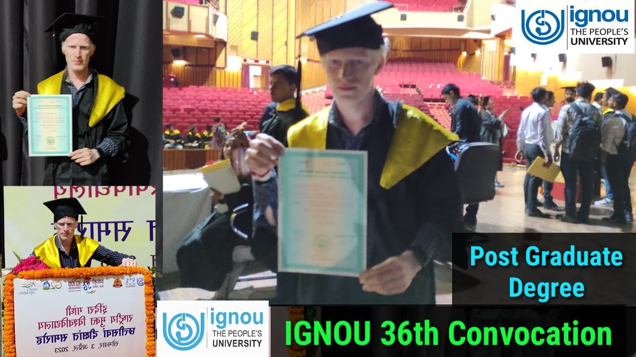 IGNOU 36th Convocation | Siri Fort Auditorium | IGNOU Convocation | My Post Graduate Degree