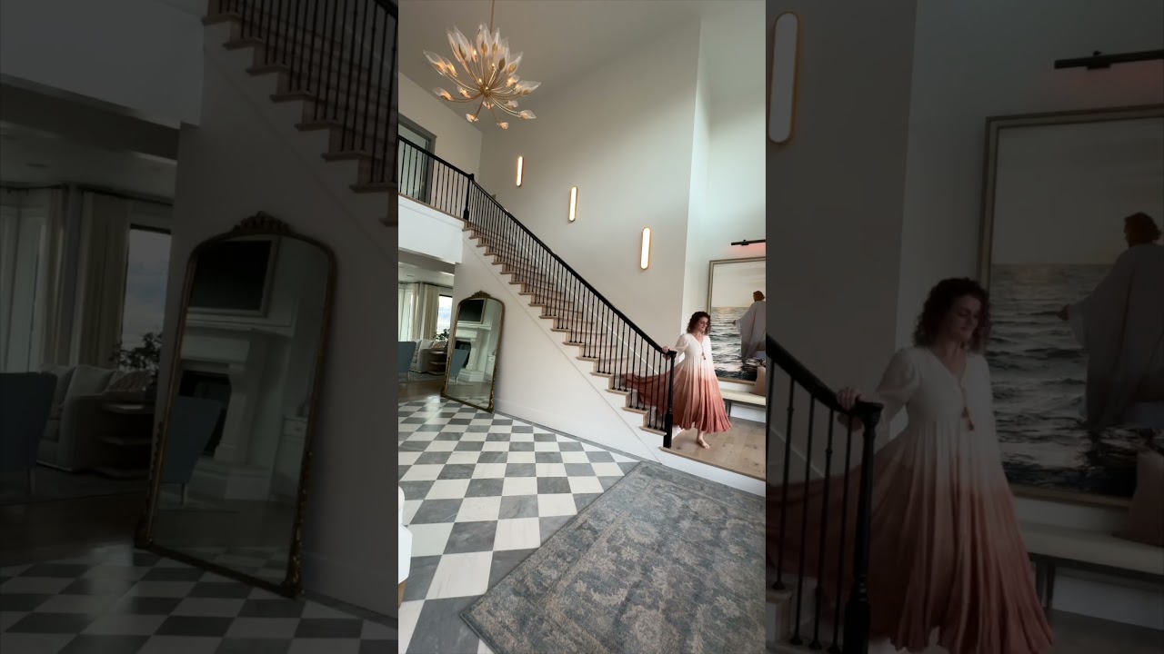 Our Entry Staircase - Custom Home Build