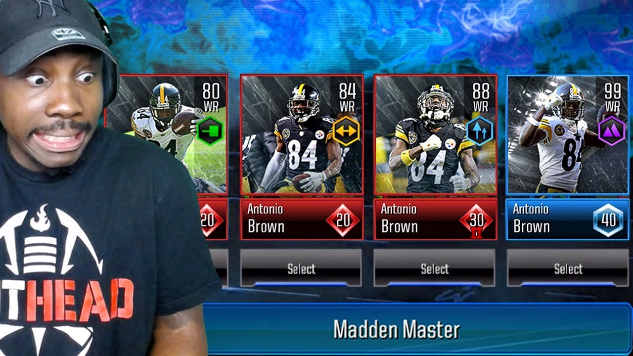 MADDEN MOBILE 19 OVERDRIVE GAMEPLAY! 99 OVR MASTER ANTONIO BROWN! Ep. 3