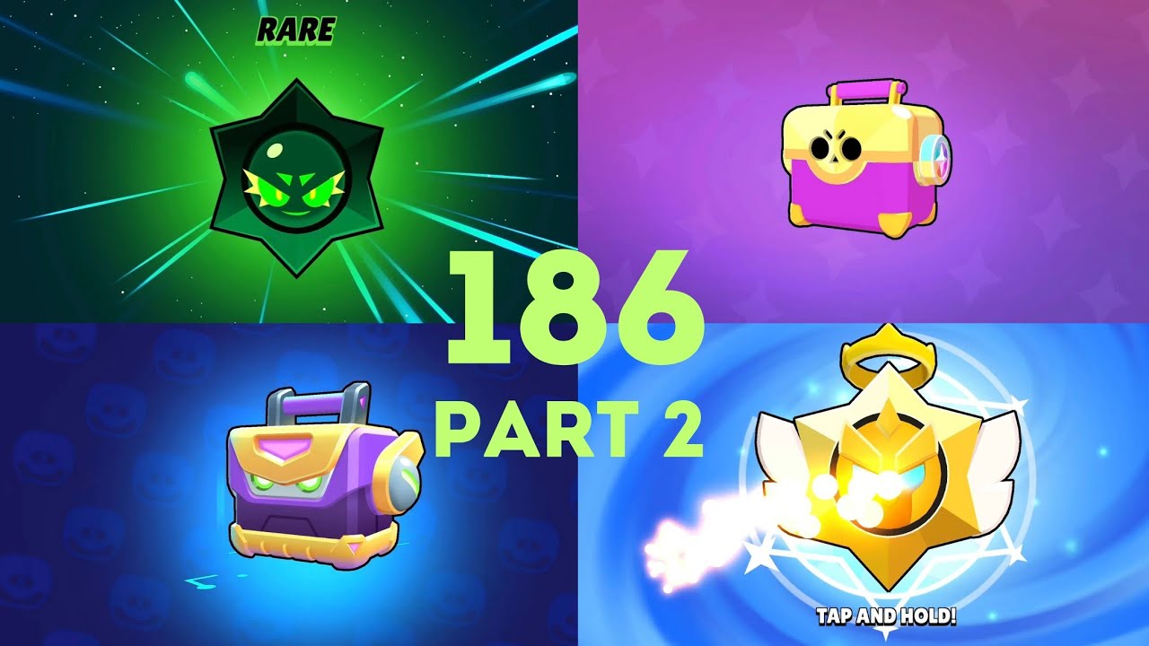 ОТВОРИХ 186 награди в Brawl stars КАКВО се ПАДНА... Част 2/2
