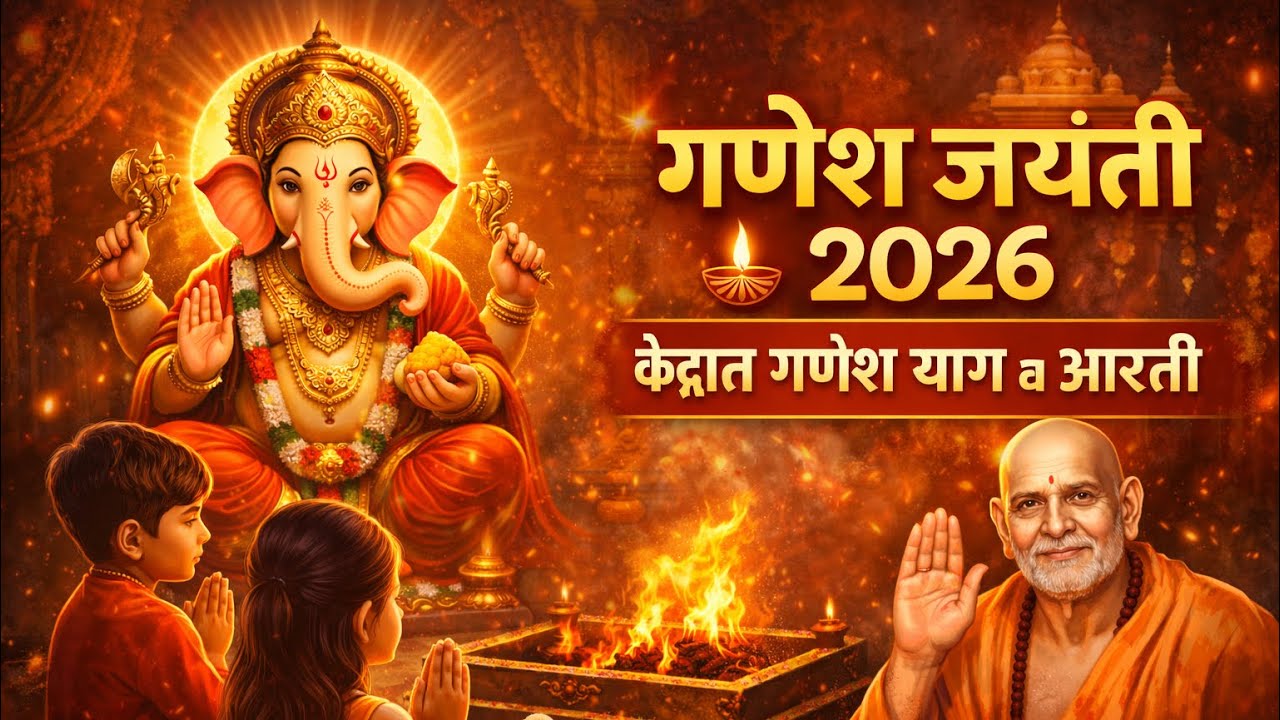 गणेश जयंती | माघ चतुर्थी विशेष | केंद्रात गणेश याग | दि.२२/०१/२०२६ (गुरुवार) | श्री स्वामी समर्थ