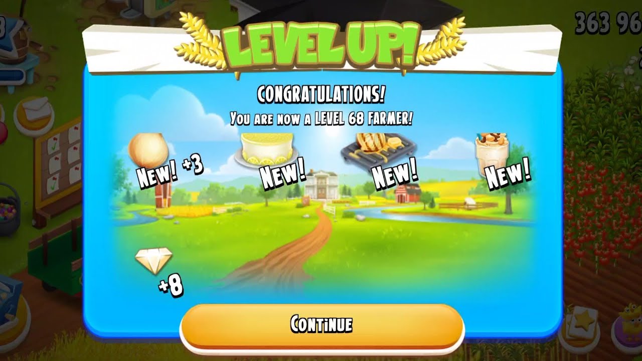 Hay Day level upgraded | lvl 68 💜 | My form Story